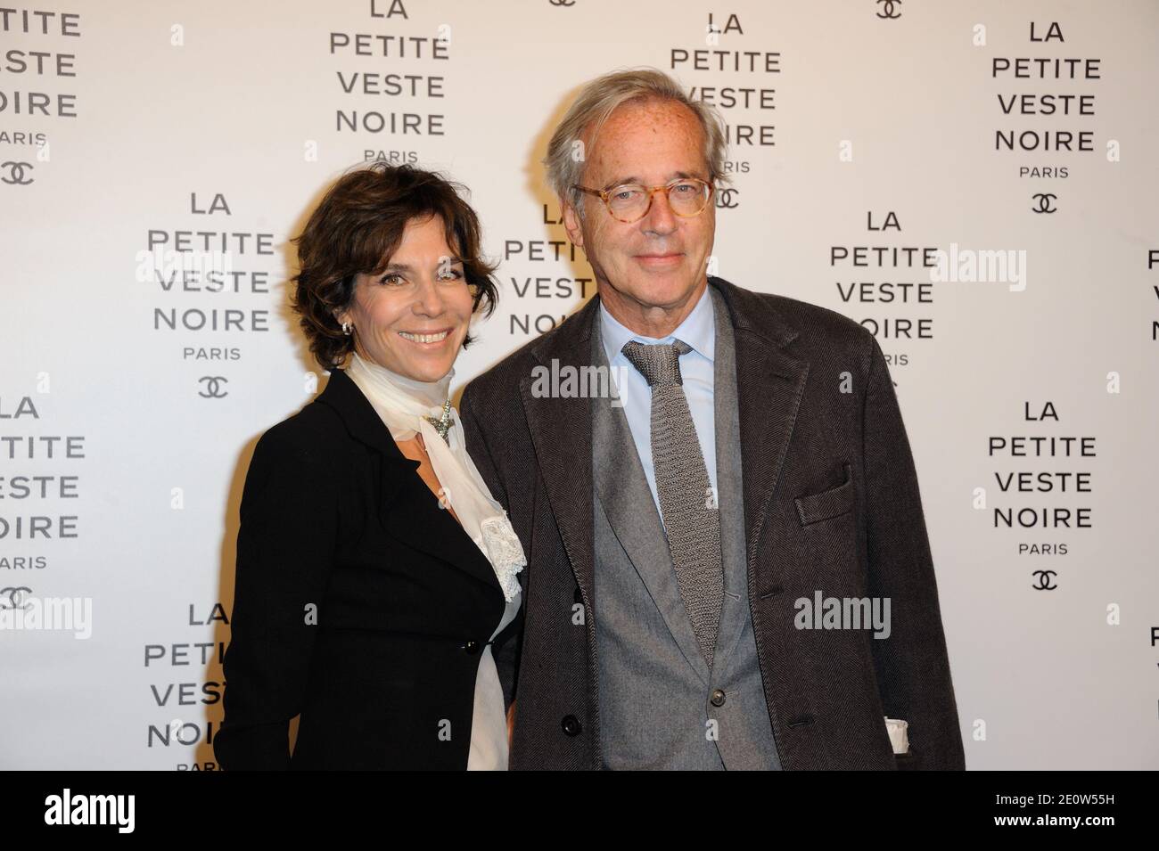 Olivier and Christine Orban attending Chanel's 'La Petite Veste Noire' (The Little Black Jacket) exhibition opening at Grand Palais in Paris, France on November 8, 2012. Photo by Alban Wyters/ABACAPRESS.COM Stock Photo