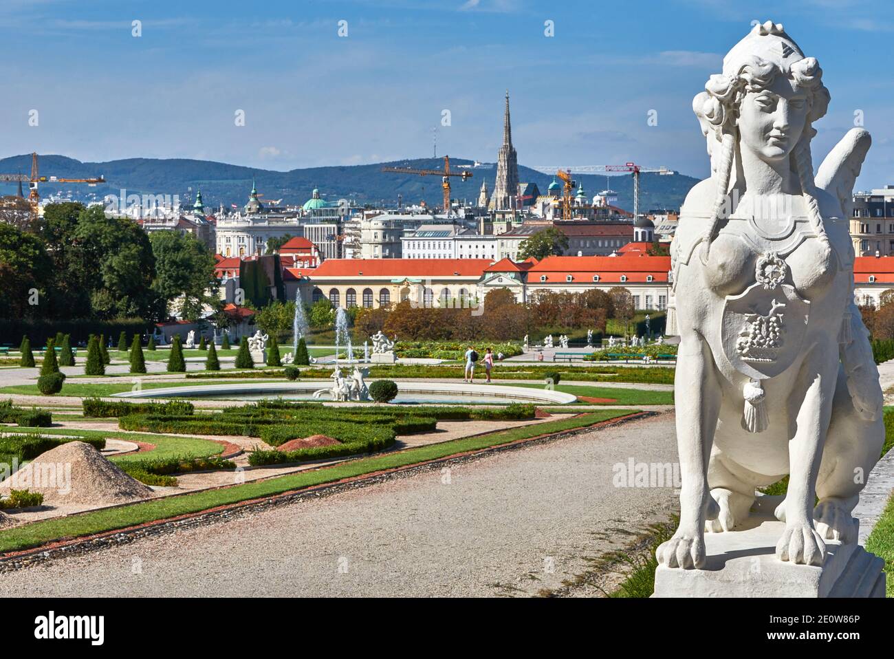Impressive beauty of Belvedere Palace. Vienne, Austria Stock Photo Alamy