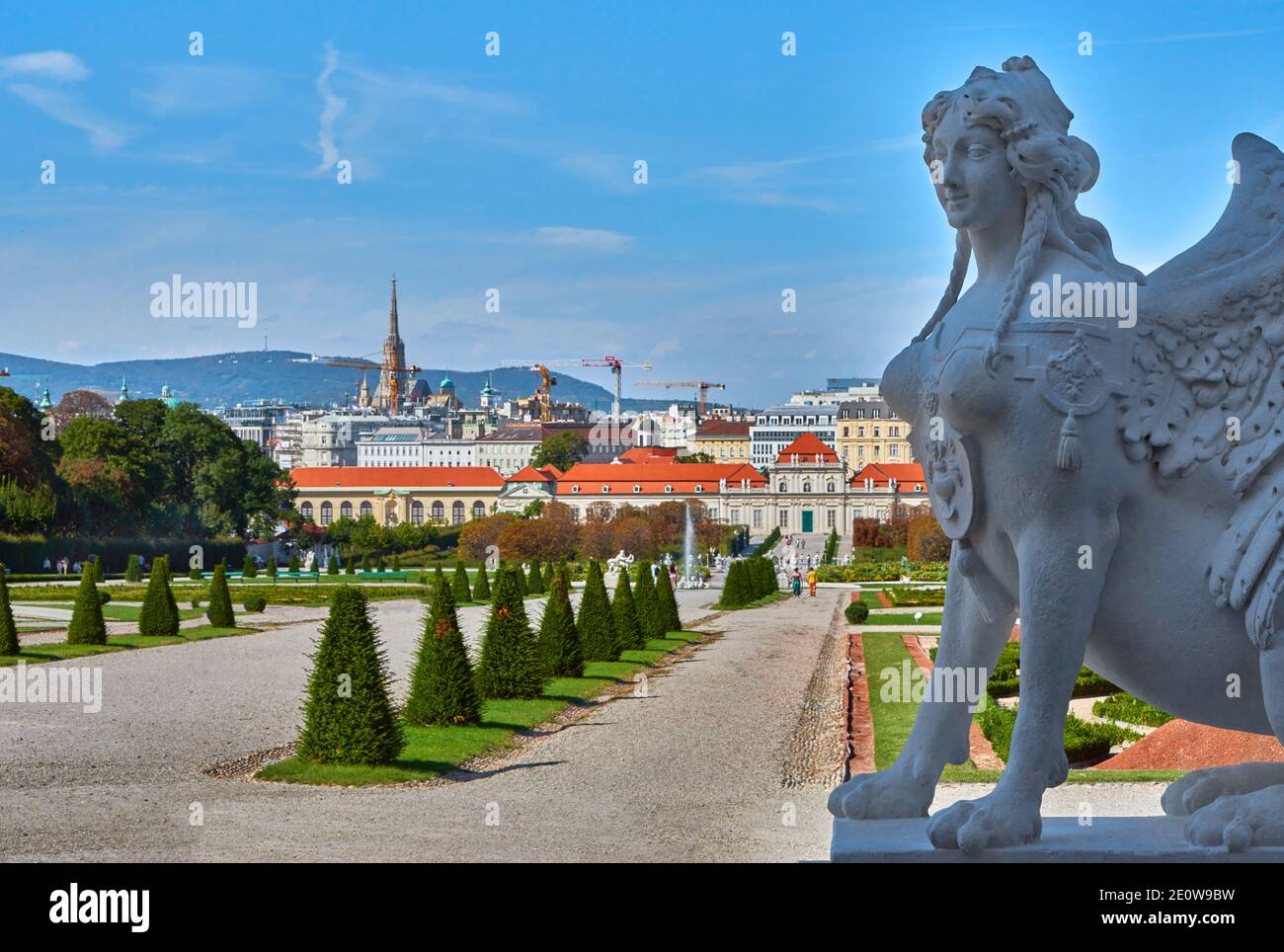 Impressive beauty of Belvedere Palace. Vienne, Austria Stock Photo Alamy