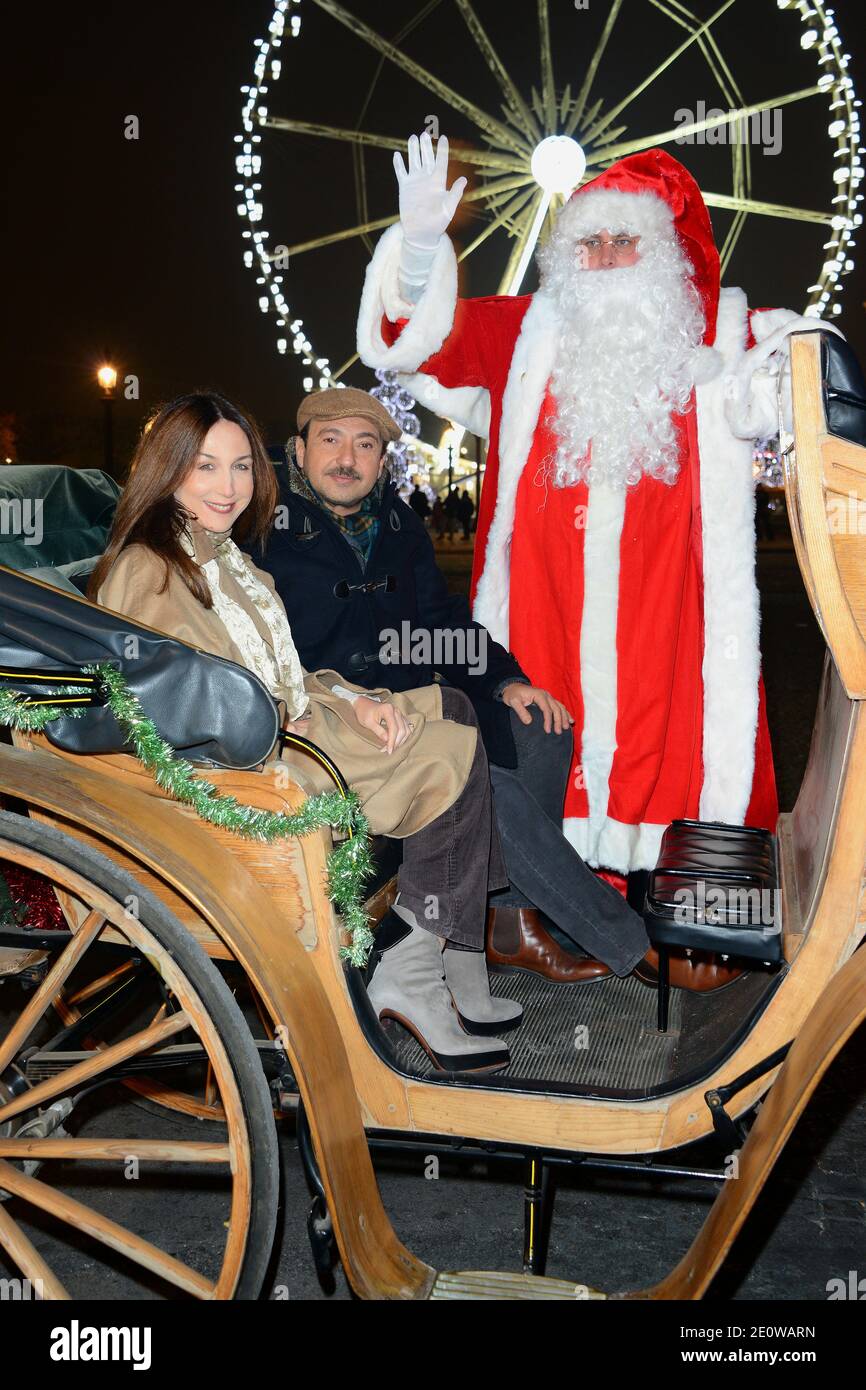 Elsa Zylberstein and Patrick Timsit attending the launch of 'Paris