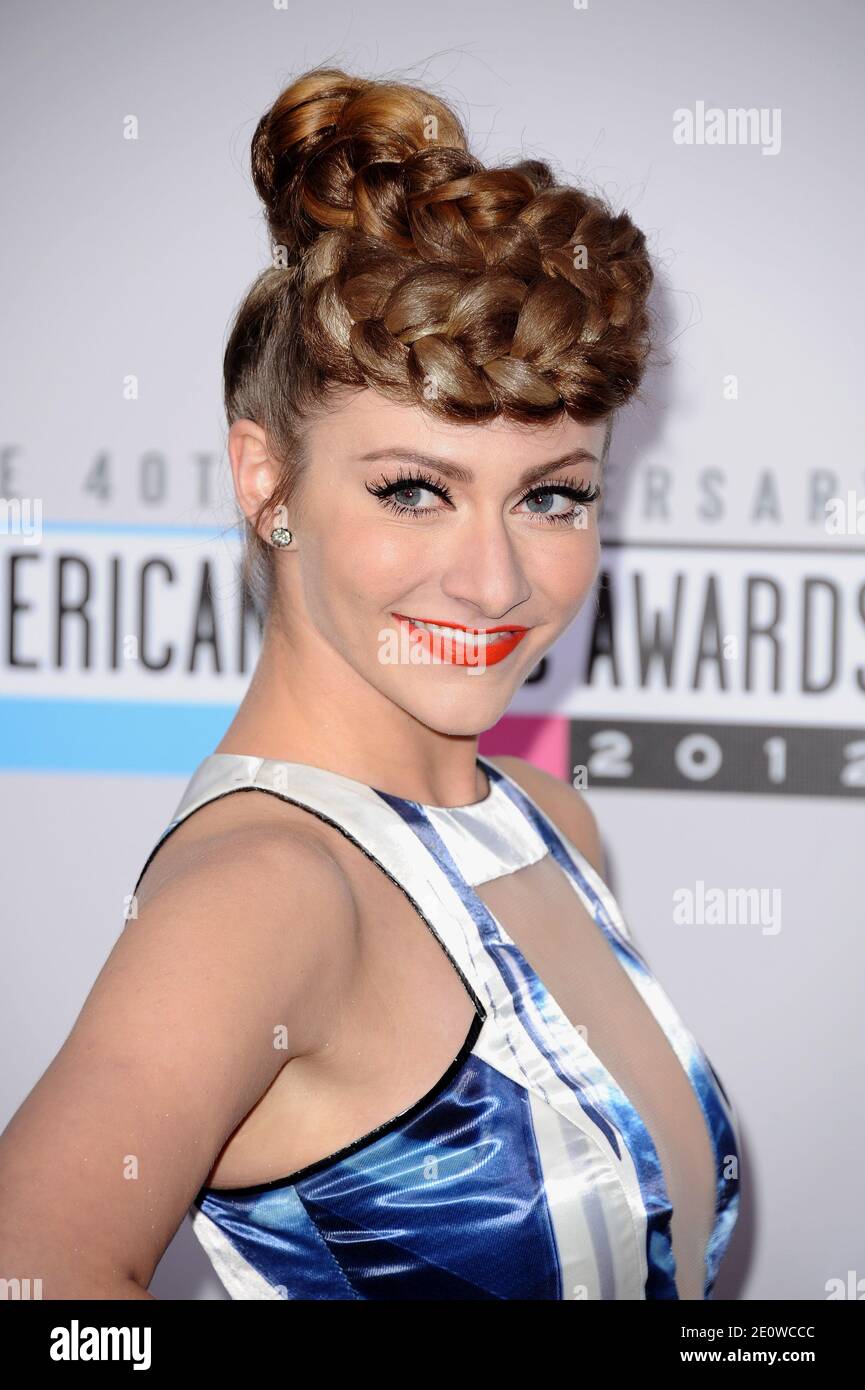 Amy Heidemann attends the 40th American Music Awards held at Nokia ...