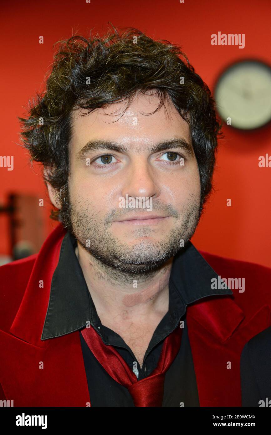 Mathieu Chedid attending the launch of 'Bibliotheque Andree Chedid' (Andree  Chedid library) in Paris, France, on November 19, 2012. Photo by Nicolas  Briquet/ABACAPRESS.COM Stock Photo - Alamy