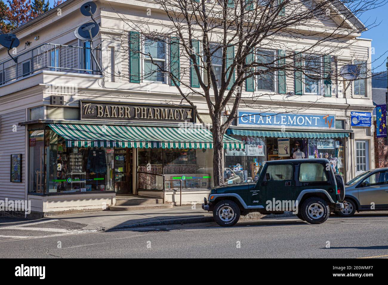 The Baker Pharmacy in Shelburne falls, Massachusetts Stock Photo Alamy