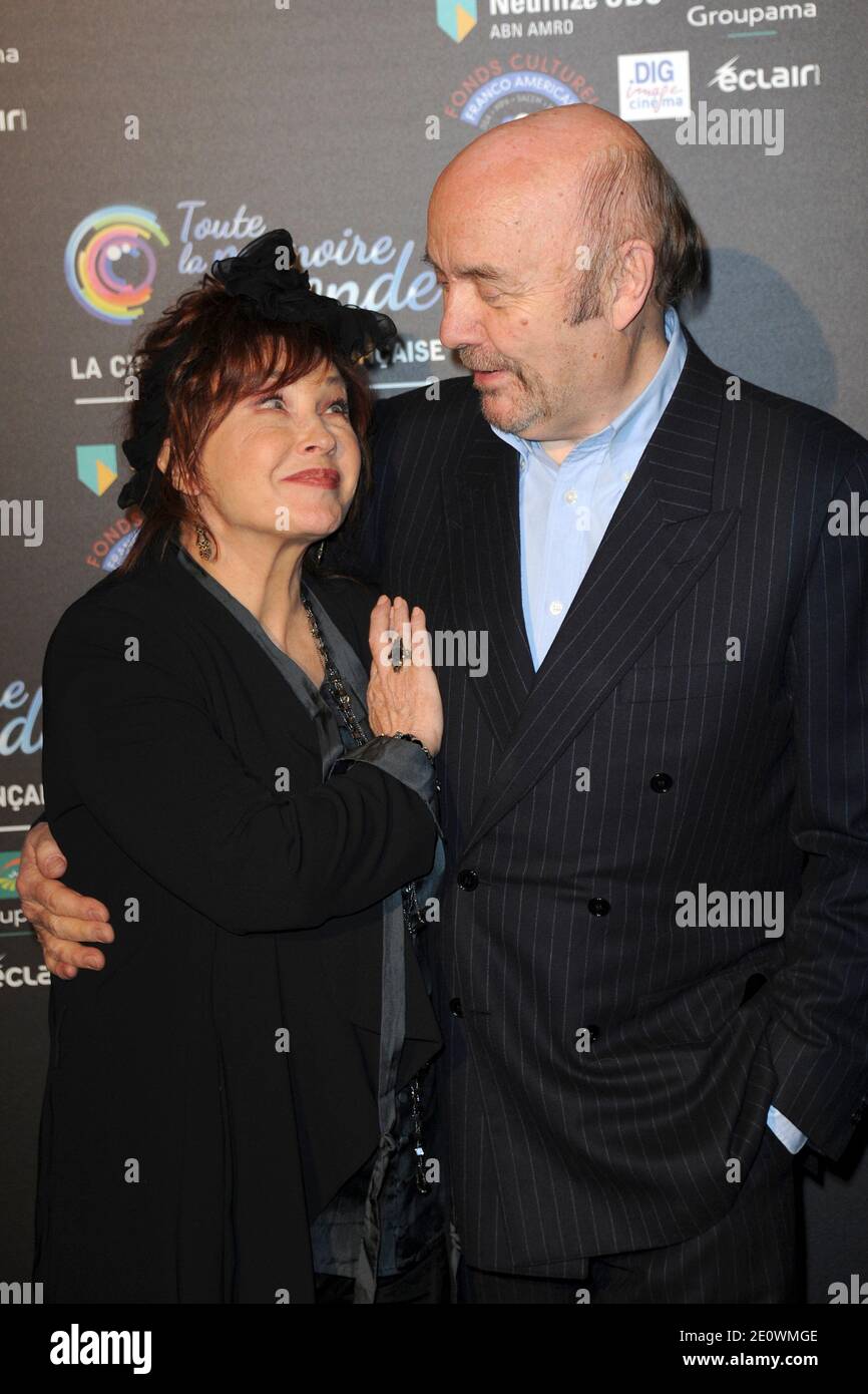 Marlene Jobert and Jean-Paul Rappeneau attending the 'Les maries de l'an II' Premiere after restoration at the French Cinematheque in Paris, France on December 01, 2012. Photo by Aurore Marechal/ABACAPRESS.COM Stock Photo