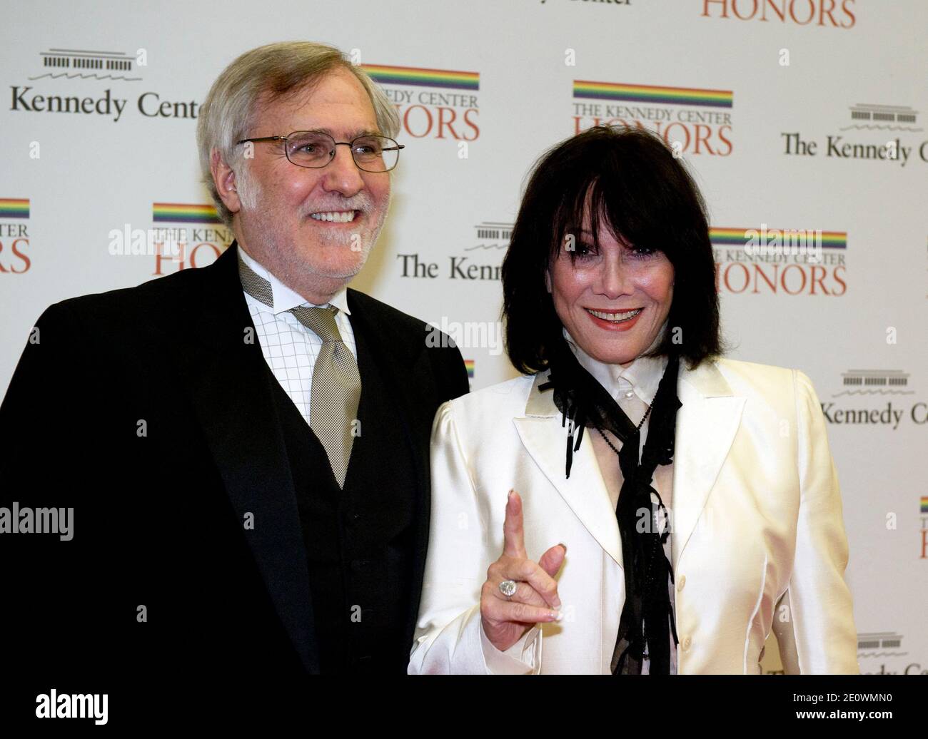 Michele Lee and Fred Rappoport arrive for the formal Artist's Dinner honoring the recipients of the 2012 Kennedy Center Honors hosted by United States Secretary of State Hillary Rodham Clinton at the U.S. Department of State in Washington, DC, USA, on December 01, 2012. The 2012 honorees are Buddy Guy, actor Dustin Hoffman, late-night host David Letterman, dancer Natalia Makarova, and the British rock band Led Zeppelin. Photo by Ron Sachs/ABACAPRESS.COM Stock Photo