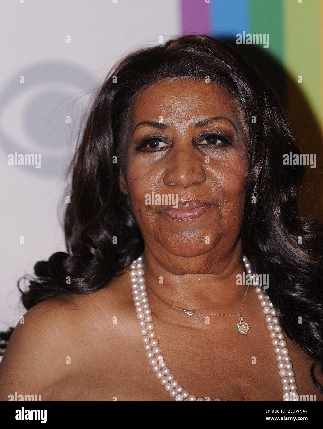 Singer Aretha Franklin arrives at the Kennedy Center Honors gala in