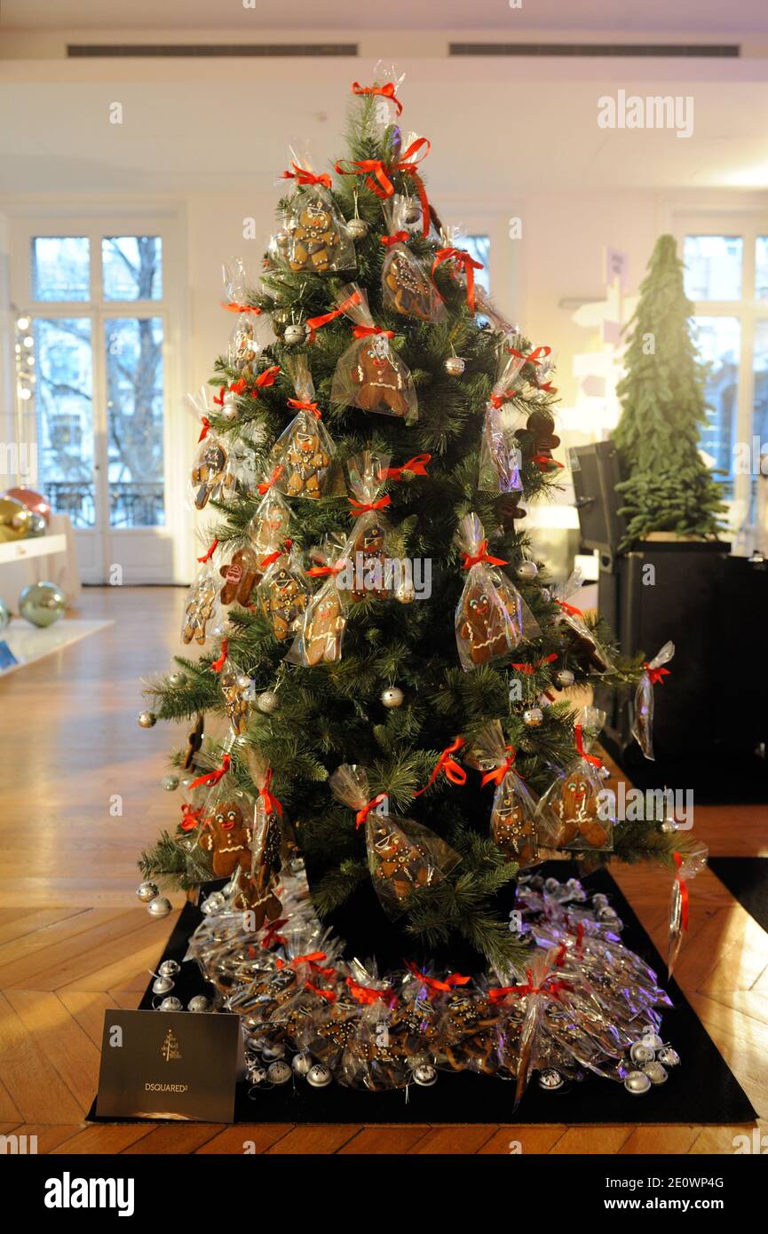 Christmas Tree by Dsquared, part of 'Les Sapins de Noel des Createurs 2012'  exhibition at Hotel