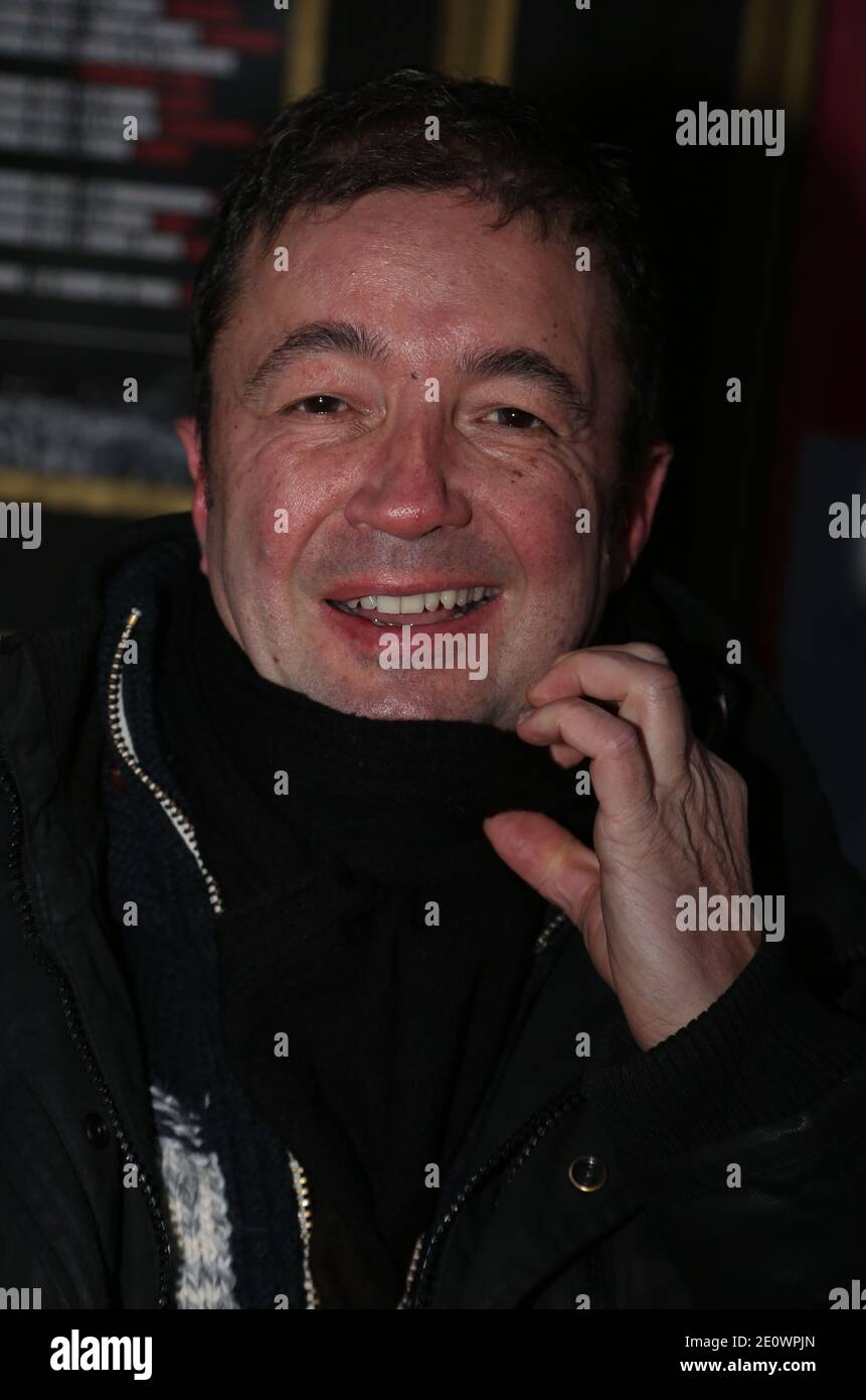 EXCLUSIVE. Frederic Bouraly arriving at the TV taping 'Tout le monde chante contre le cancer' in Paris, France on December 4,2012. Photo by Denis Guignebourg/ABACAPRESS.COM Stock Photo