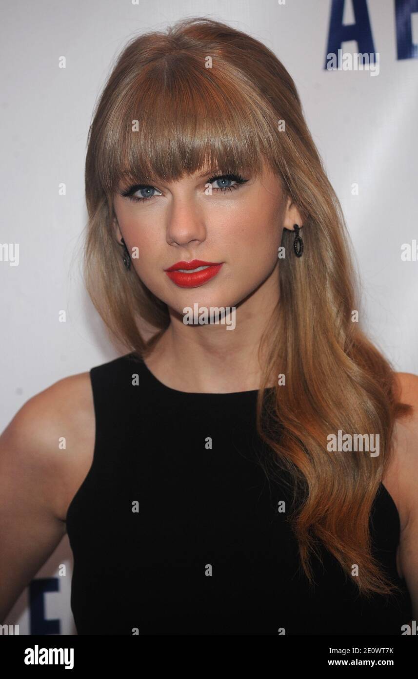 Taylor Swift attending the 'Z100 Jingle Ball' held at the Madison Square Garden in New York City, NY, USA, on December 07, 2012. Photo by Brad Barket/ABACAPRESS.COM Stock Photo