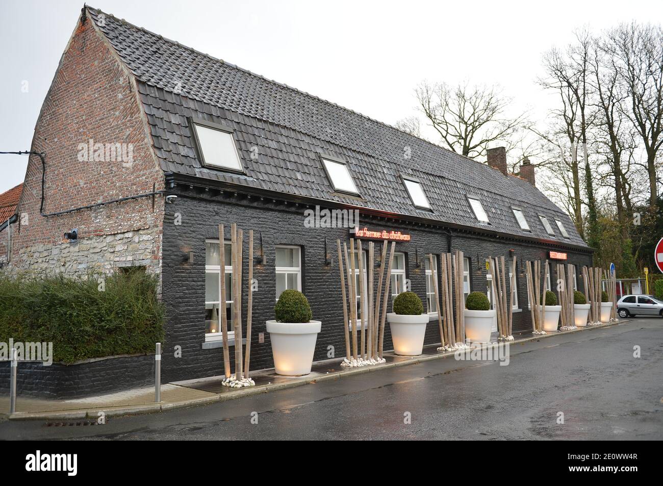 Belgium village close to the French border where French actor Gerard  Depardieu, has now a residential address according to the mayor of  Estaimpuis in Nechin, Belgium on December 10, 2012. Belgian residents