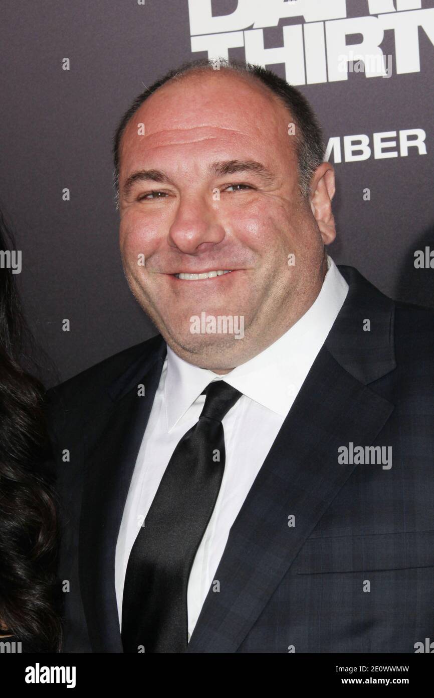 James Gandolfini attending the premiere of 'Zero Dark Thirty' at The