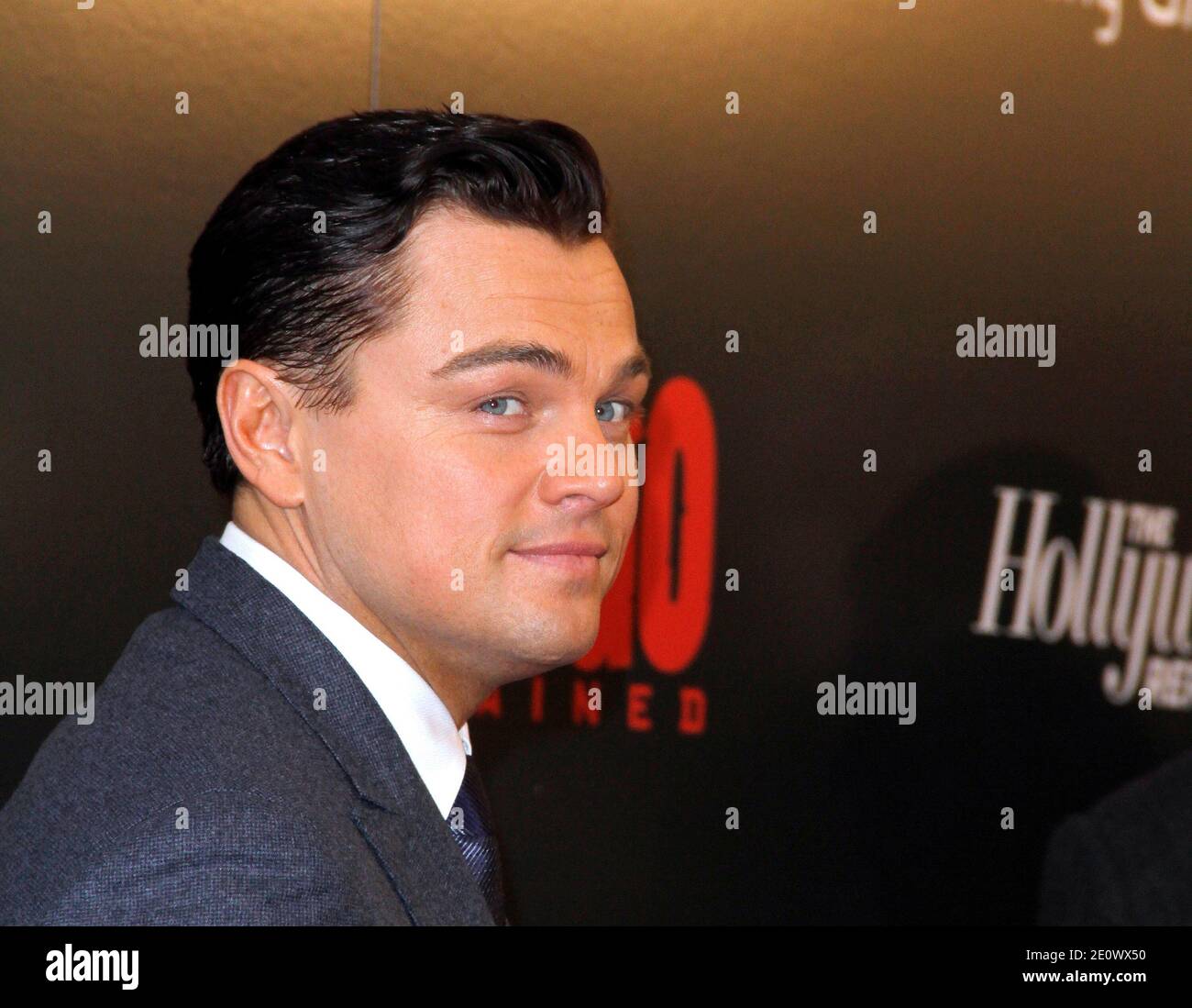 Leonardo DiCaprio attends the premiere of ‘Django Unchained’ held