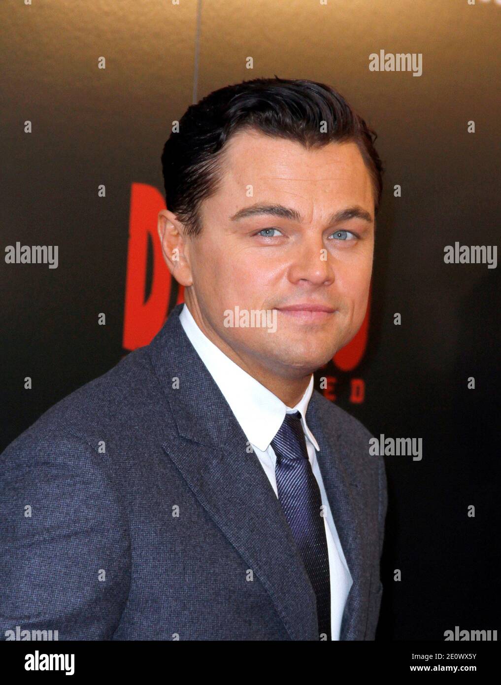 Leonardo DiCaprio attends the premiere of ‘Django Unchained’ held