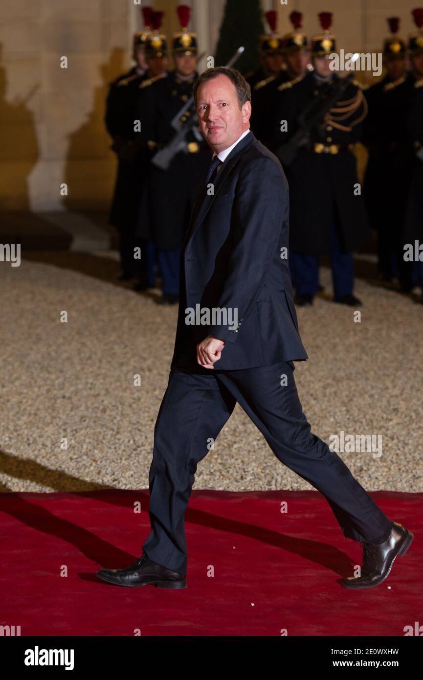 Eurocopter CEO Lutz Bertling arriving at a state dinner honoring ...