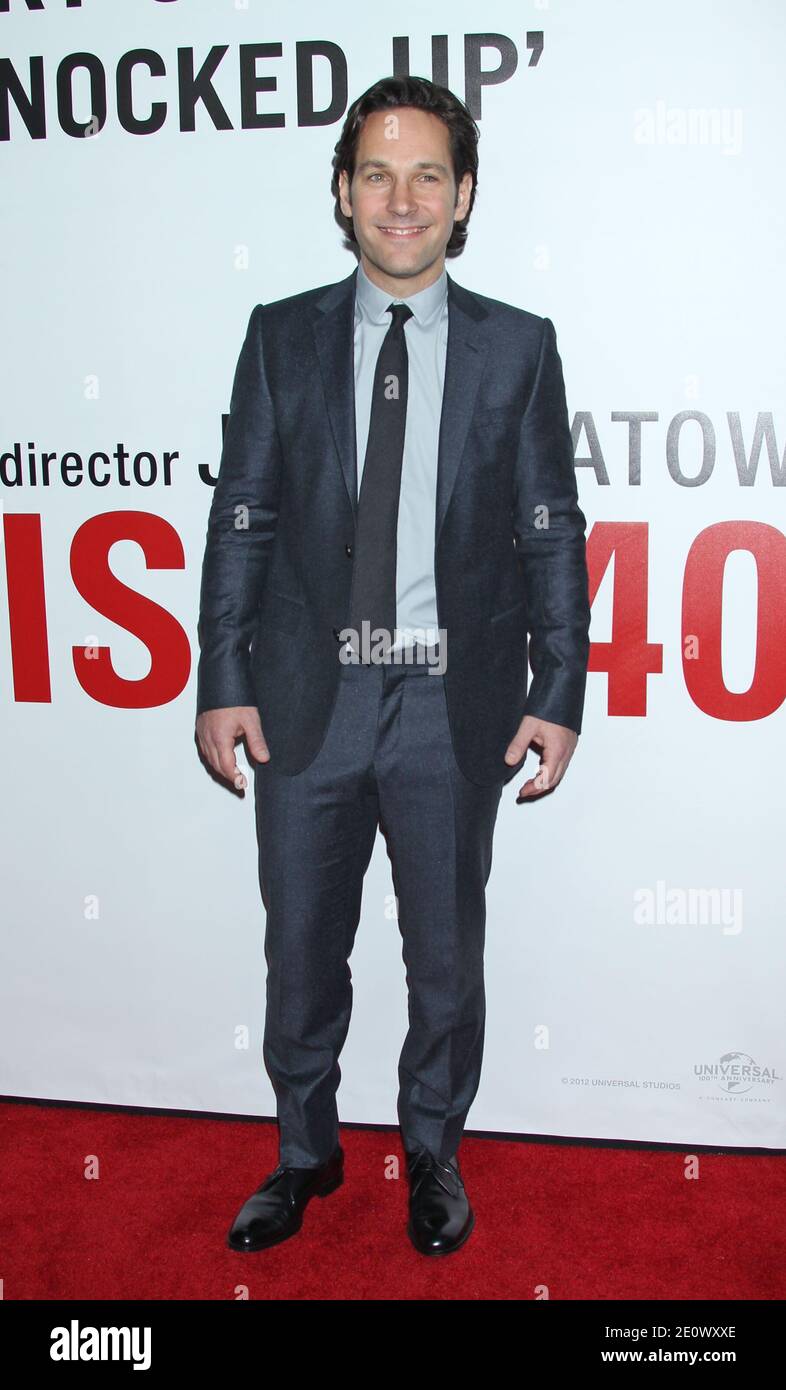 Paul Rudd arriving for the premiere of Universal Pictures' 'This is 40 ...