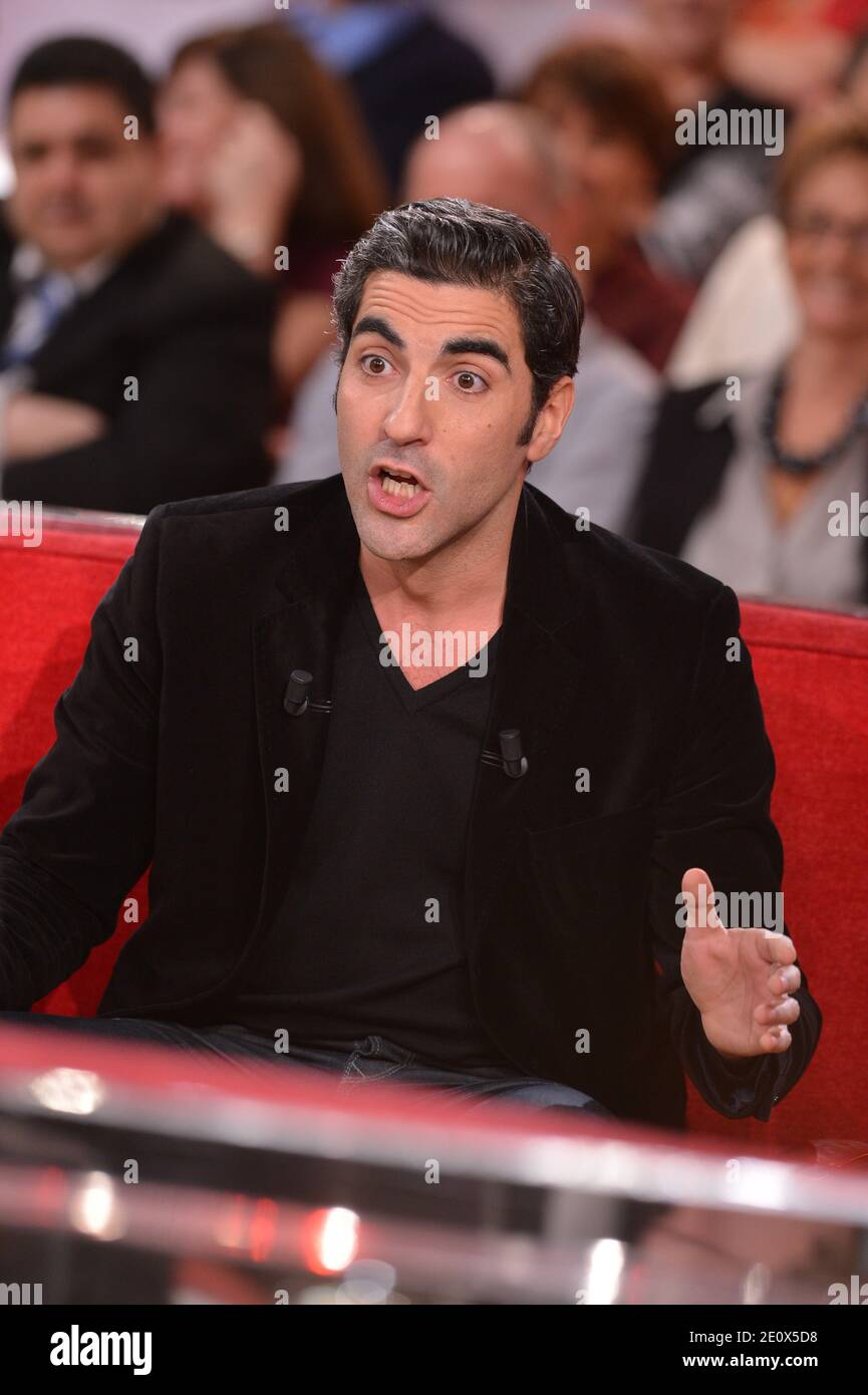Ary Abittan at the taping of Vivement Dimanche on November 20, 2012 in Paris, France. Photo by Max Colin/ABACAPRESS.COM Stock Photo