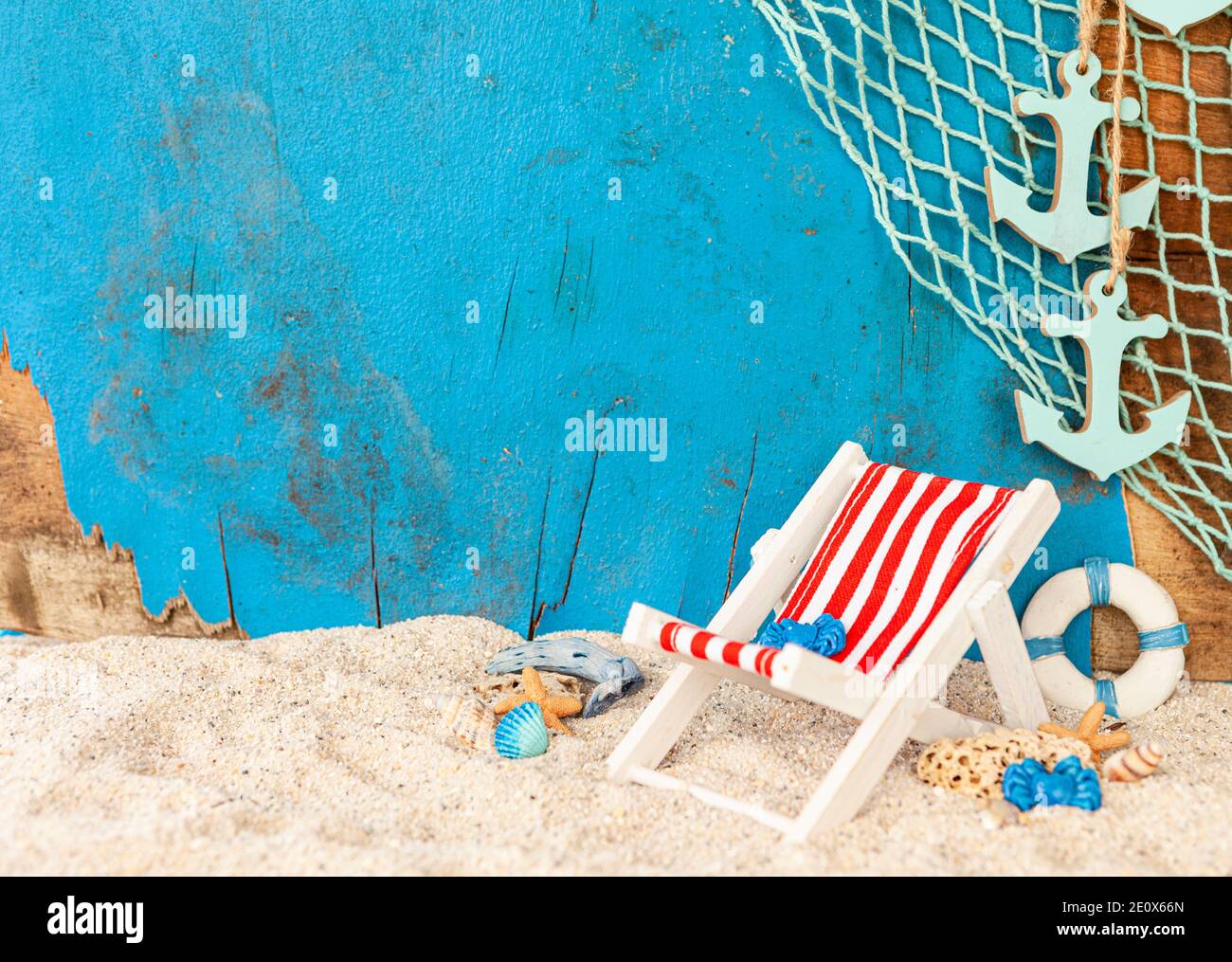 Beach Vacation Concept Stock Photo