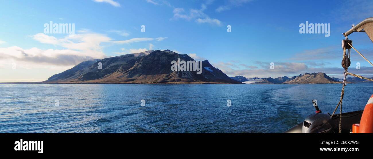 Svalbard Coast Stock Photo
