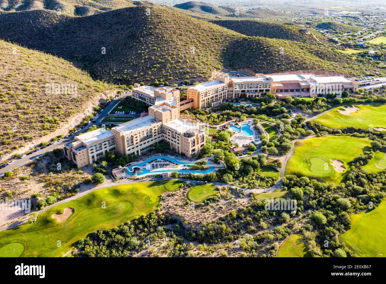 JW Marriott Starr Pass Resort Hotel, Tuscon, AZ, USA Stock Photo