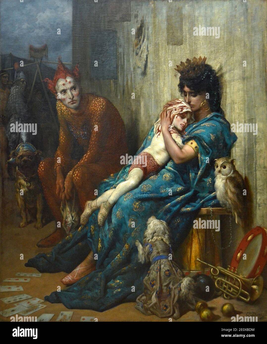 Publio Tommasi、Les Saltimbanques、希少画集より Saltimbanques (The