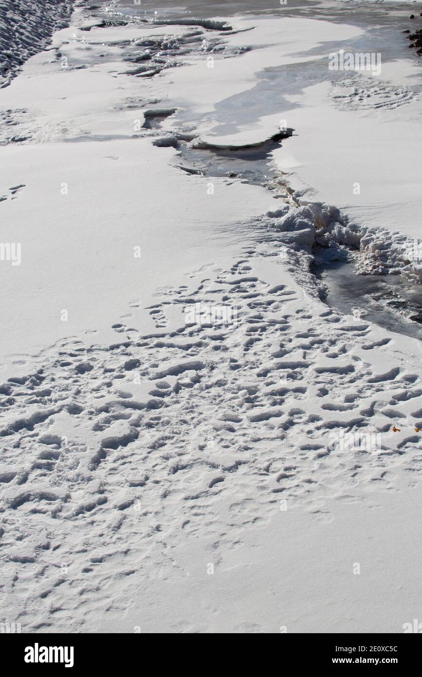 Snow and ice in China Stock Photo Alamy