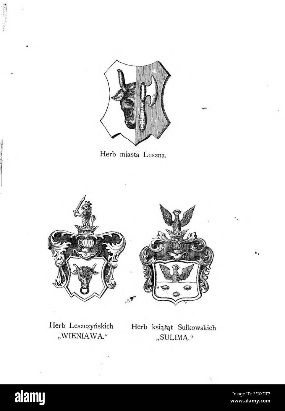 Leszno Herby Stock Photo Alamy