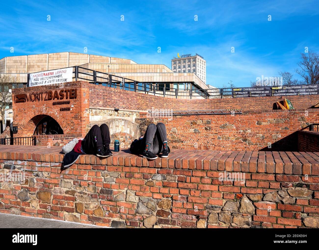 At The Moritzbastei In Leipzig Stock Photo - Alamy