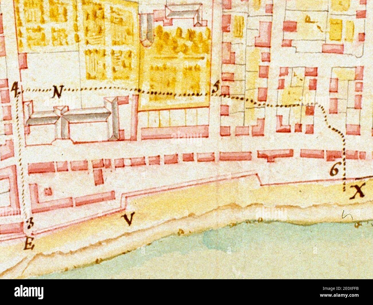 Lettre de Chaussegros de Lery, 16 octobre 1734 Stock Photo Alamy