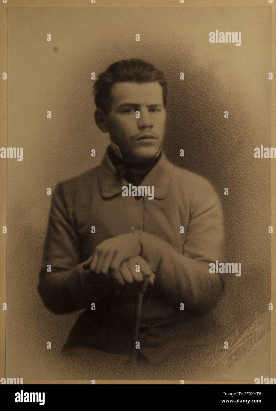 Lev Nikolayevich Tolstoy 1851 Stock Photo Alamy