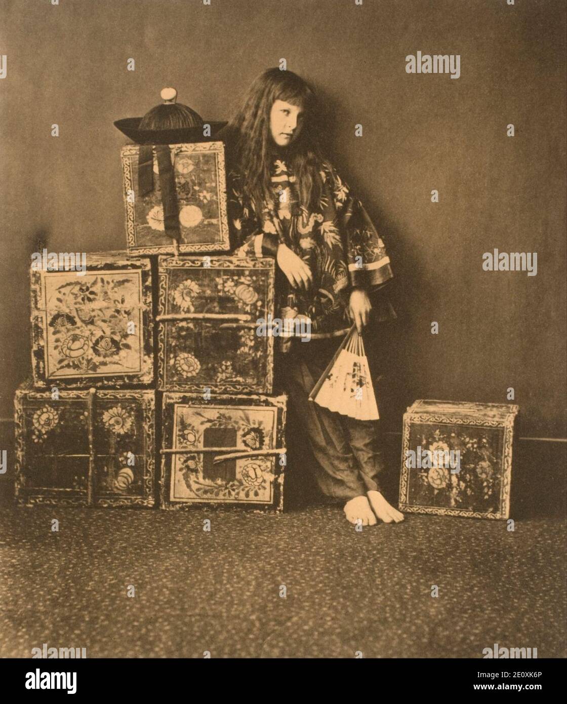 Lewis Carroll - Xie Kitchin as ''A Chinaman'' - Stock Photo