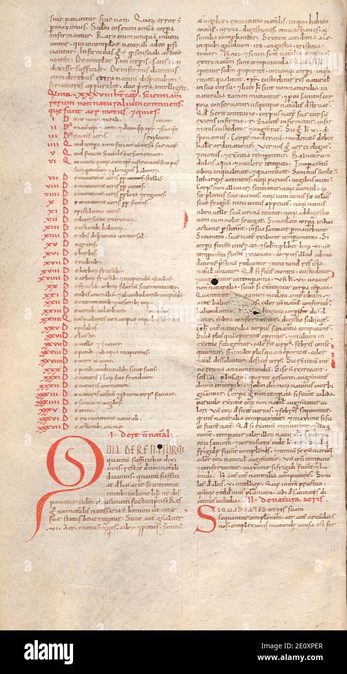 Liber pantegni KB 73 J 6 folio 025v Stock Photo Alamy