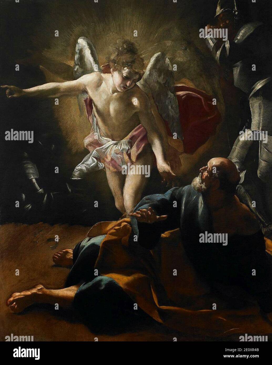 Liberation of Saint Peter by Giovanni LanfrancoBMA Stock Photo Alamy