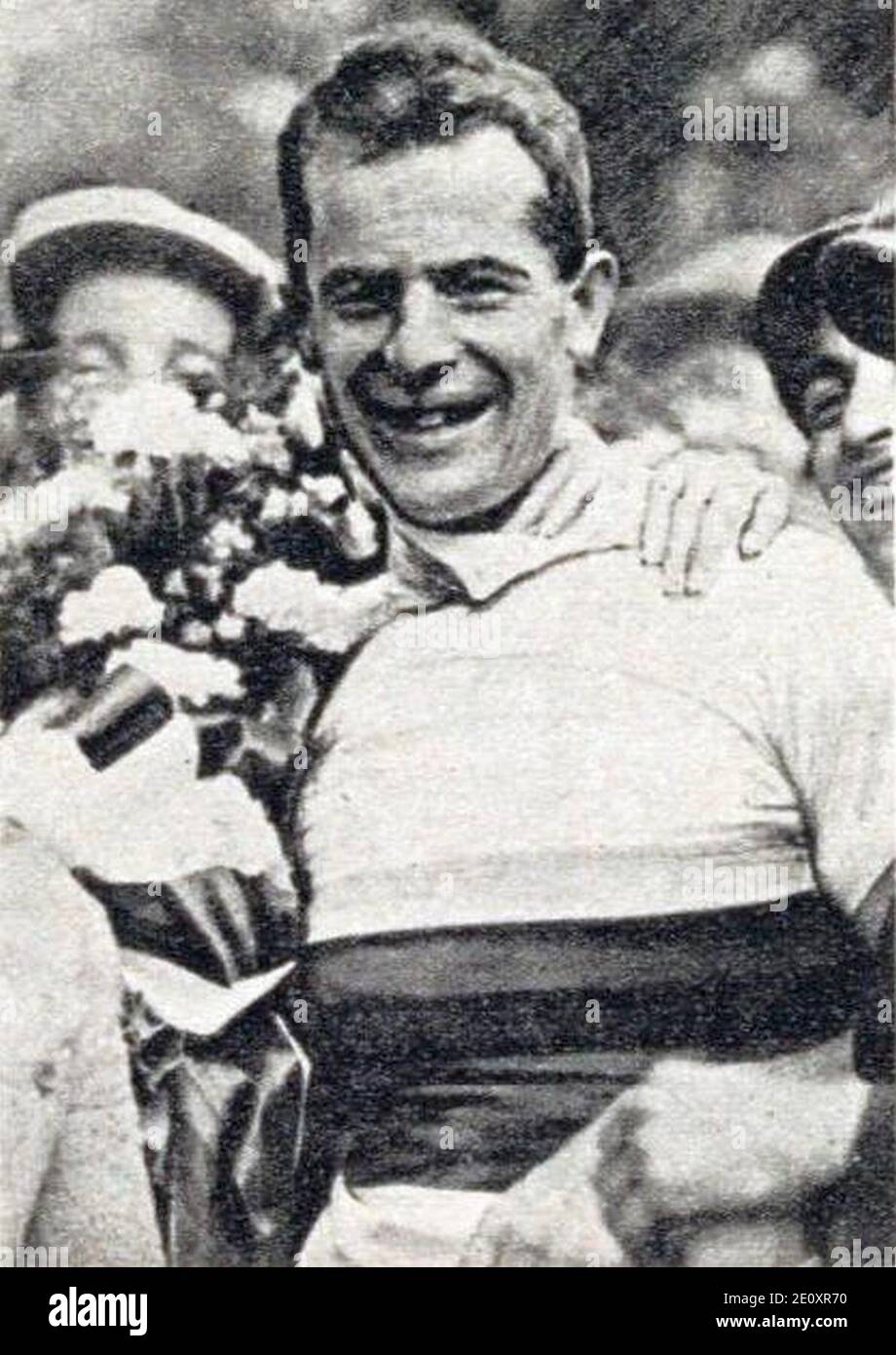 Libero Ferrario, champion du monde cycliste sur route le 25 août 1923 (à Zurich). Stock Photo