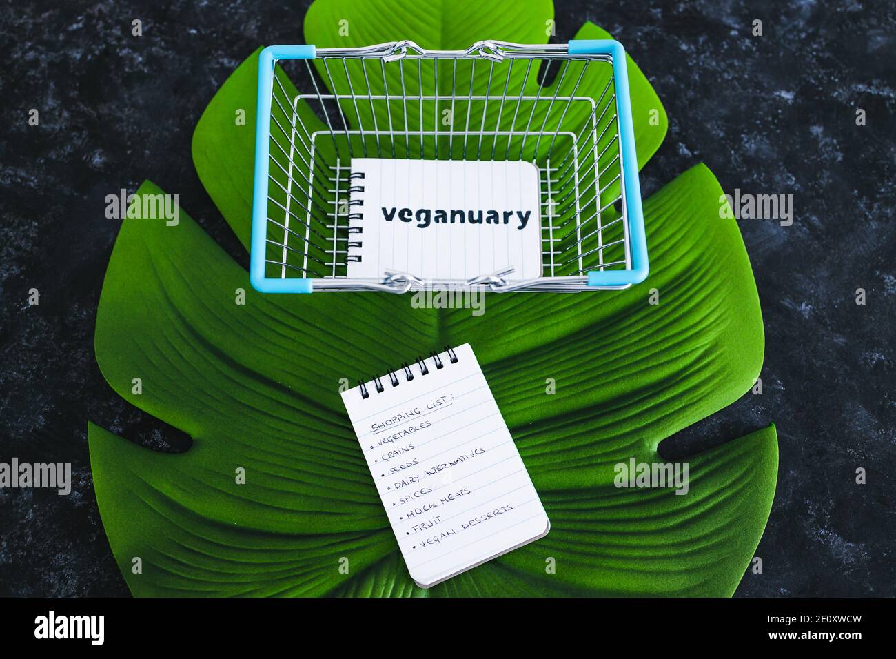 HOBART, AUSTRALIA january 2nd, 2021 healthy plantbased nutrition concept, Veganuary memo and