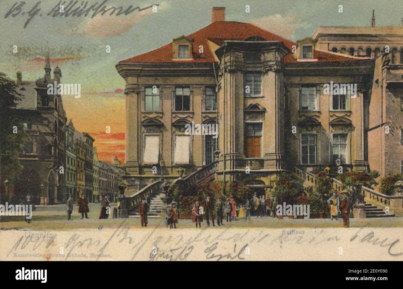 Liegnitz, Schlesien Rathaus Stock Photo Alamy