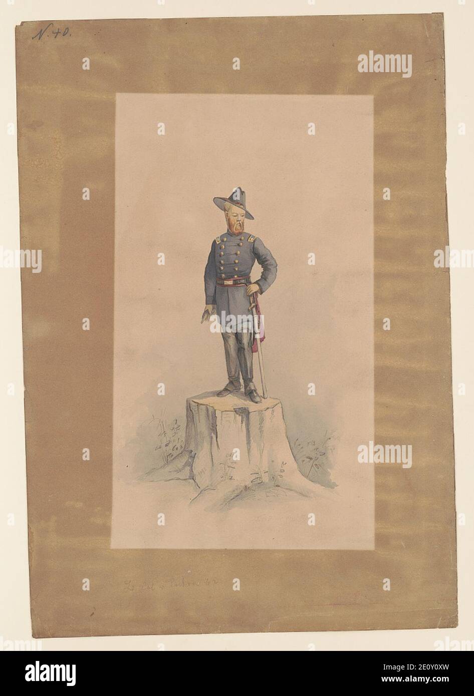 Lieutenant Colonel Henry von Trebra Stock Photo Alamy