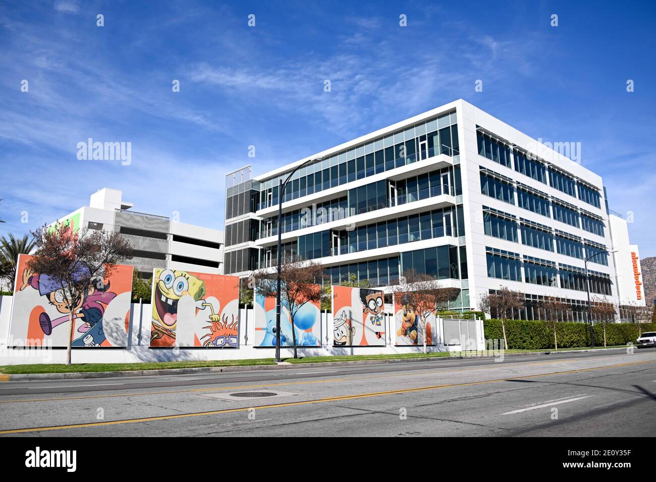 Burbank, United States. 30th Dec, 2020. General overall view of Nickelodeon  Animation Studio, Wednesday, Dec. 30,