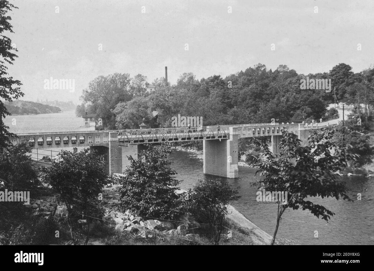 Essinge Bridge Lilla Essinge bro 1919 Stock Photo - Alamy