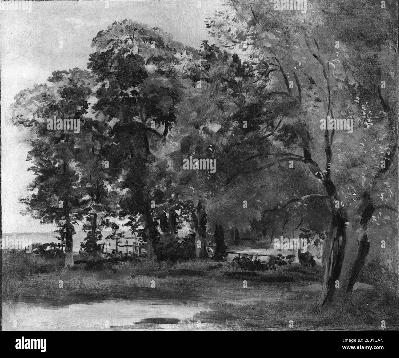 Constable landscape Black and White Stock Photos & Images Alamy