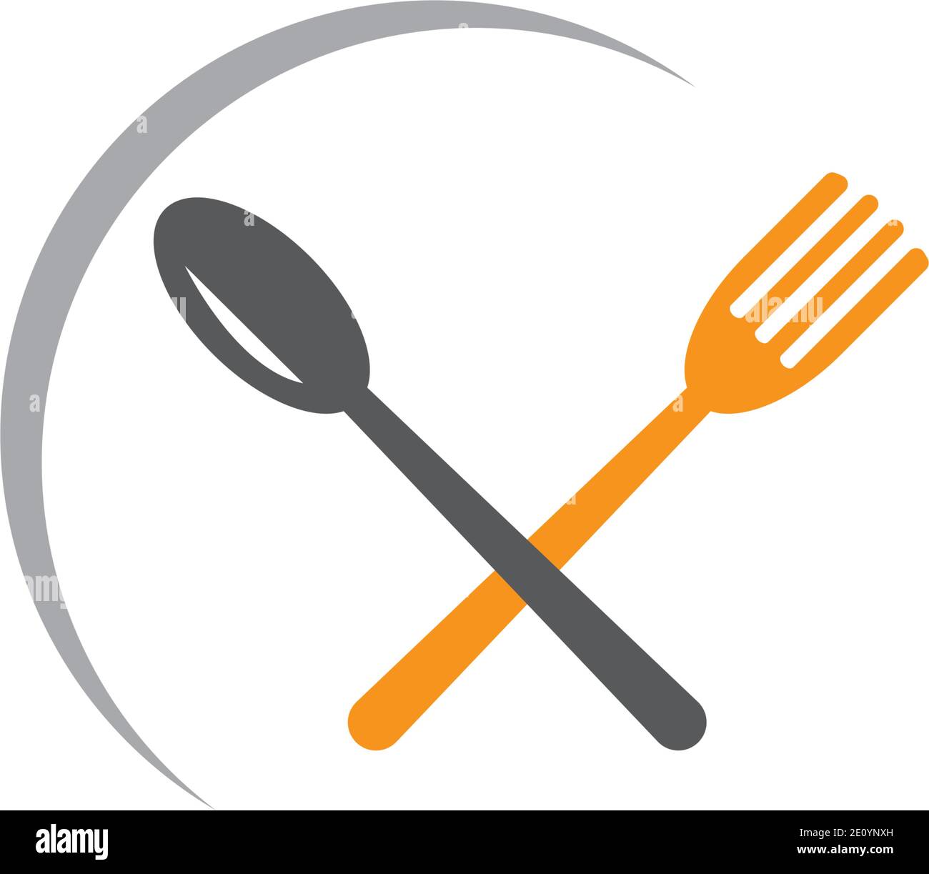 fork and spoon icon vector template Stock Vector Image & Art - Alamy