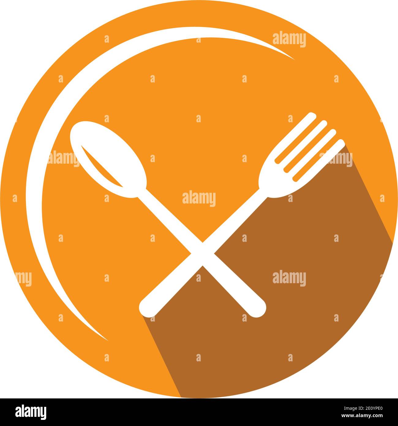 fork and spoon icon vector template Stock Vector Image & Art Alamy