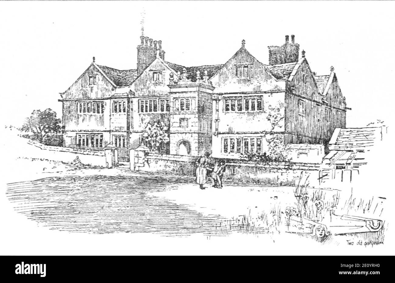 Liversedge Hall, fig 54 (Modern Homes, 1909 Stock Photo Alamy