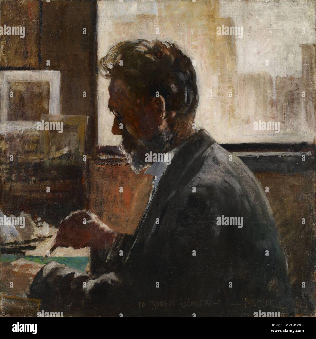 Philip Little - Portrait of Robert Koehler Stock Photo - Alamy