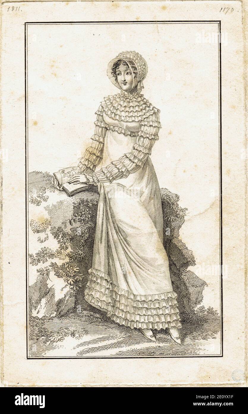 mode féminine en 1811 Stock Photo