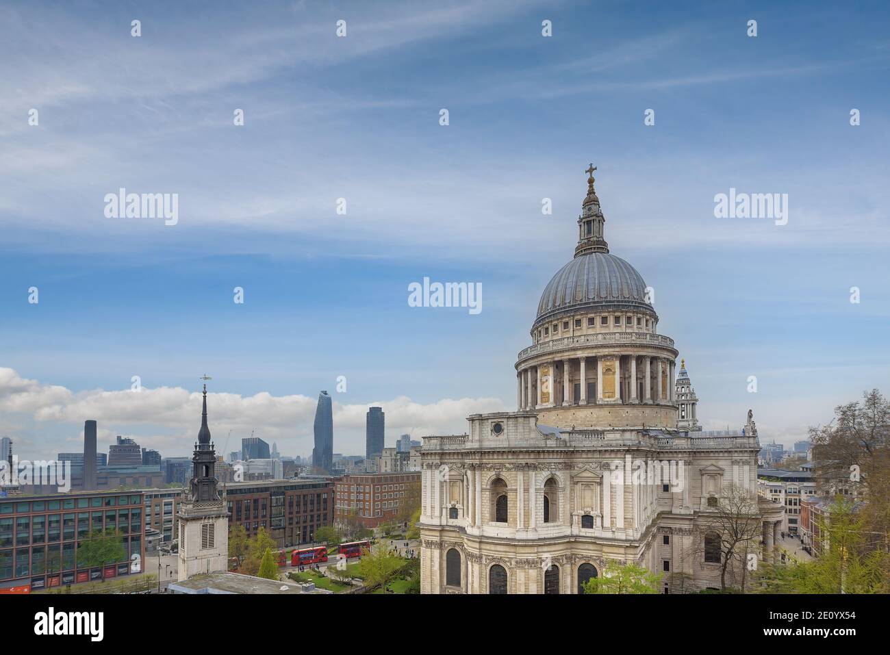 St Paul's Cathedral in London, UK. Stock Photo