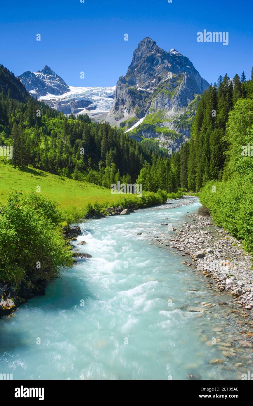 Wellhorn, 3192 m, Rosenlaui Glacier, Rosenlaui Valley, Switzerland