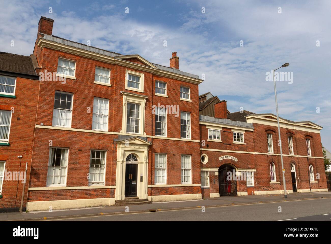 The Malthouse, historic converted apartments on Horninglow St, Burton