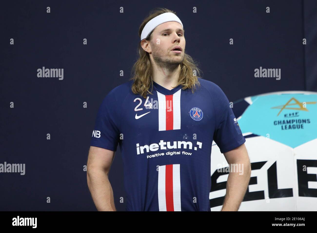 Glamour Caroline Sanders Mikkel Hansen Paris Saint Germain during the EHF Champions League, Final  Four, 3rd place handball match between Telekom Veszprem HC and Paris  Saint-Germain on December 29, 2020 at Lanxess Arena in Koln,