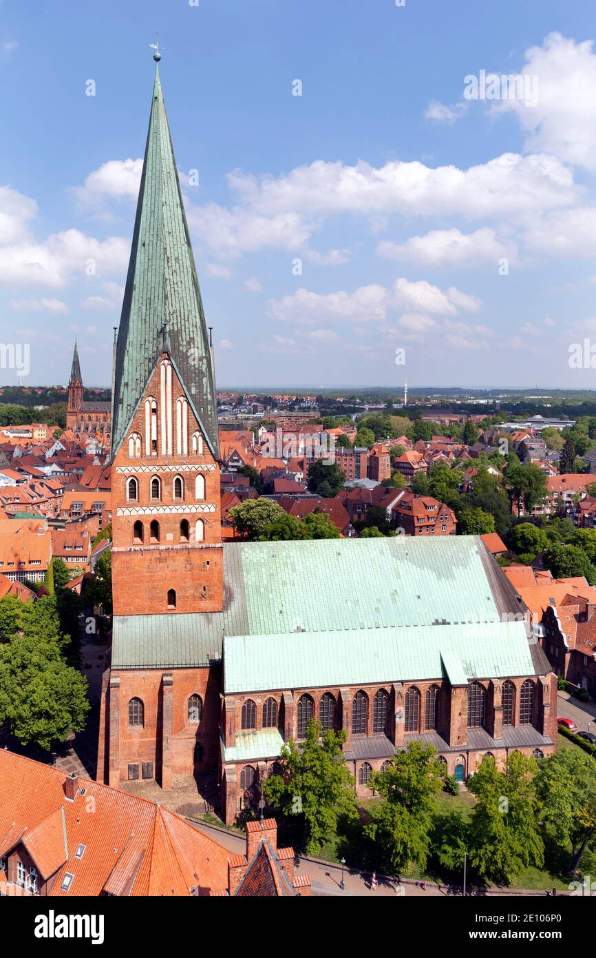 Main Evangelical Lutheran Church of St. John, Lüneburg, Lower Saxony, Germany, Europe Stock Photo