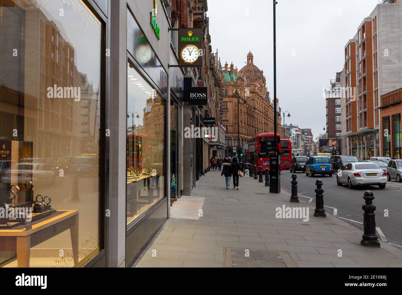 Brompton Rd London Brompton Road, London Stock Photo - Alamy